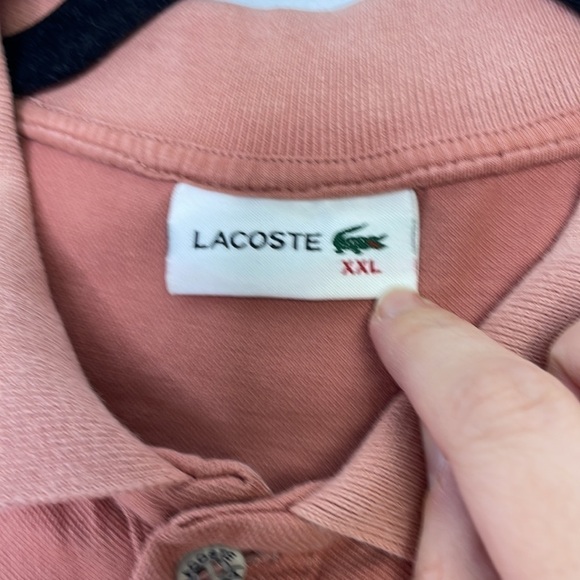 Lacoste salmon polo shirt - Picture 5 of 7